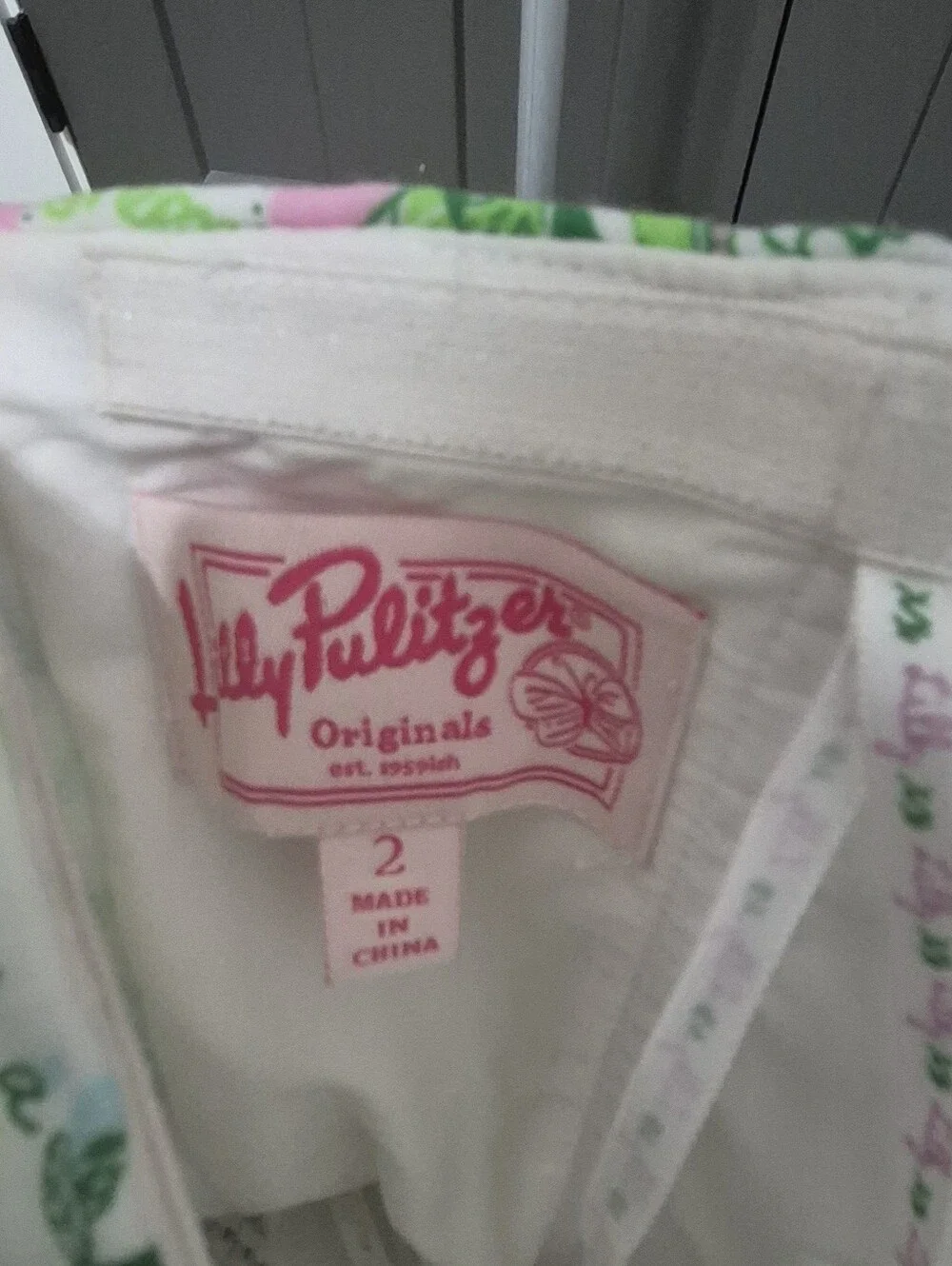 Lilly Pulitzer Originals “Lilly Loves Green” Strapless Mini Dress Frog Novelty - Picture 8 of 11